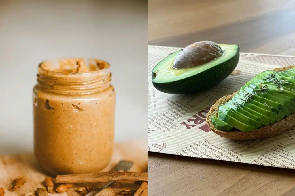 peanut butter vs avocado Photo Credit Canva Pro Stock Image