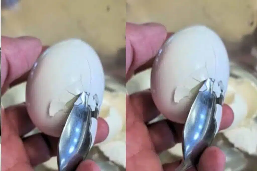 Eggs spoon cracking Photo Credit Pinterest