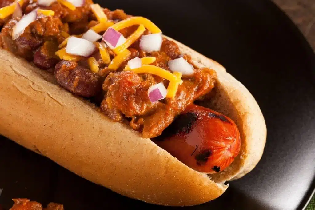 Hot Dog with chili Photo Credit Canva Pro Stock Image