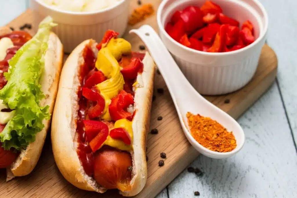 Hot Dog with peppers Photo Credit Canva Pro Stock Image