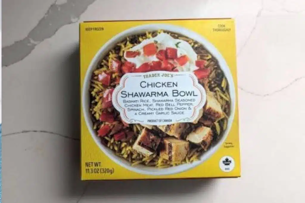 Chicken Shawarma Bowl Trader joes Photo Credit Brand Eating