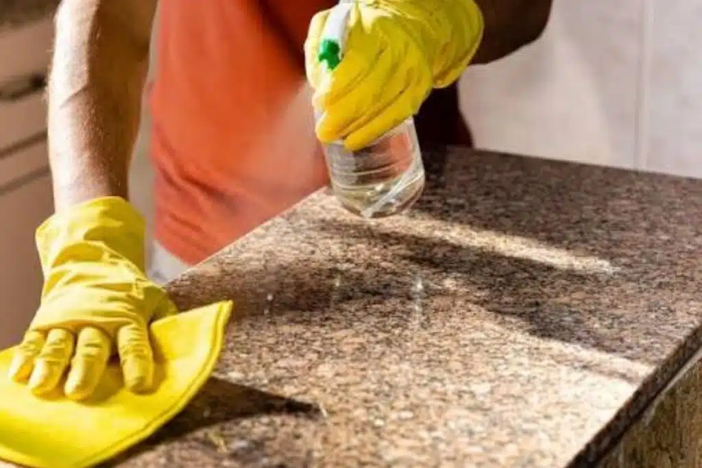 Cleaning granite Countertop Photo Credit Stonelink Marblr