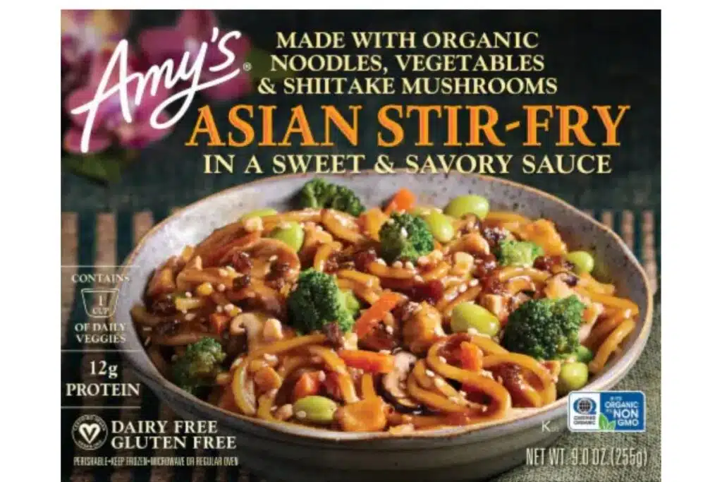 Photo Credit Amy's Kitchen Asian Stir Fry