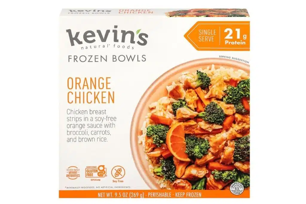 Photo Credit Kevin's Natural foods oramge chicken