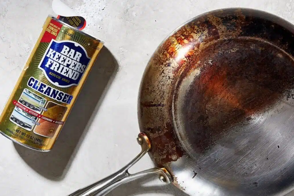 barkeeper friend baked on grease Photo Credit Washington Post