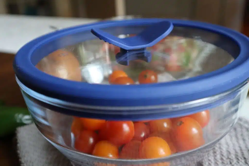 Anyday dish lid pic tomatoes Photo Credit Inspiring Savings