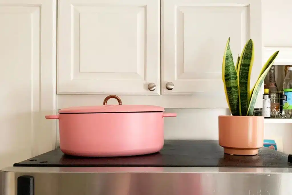 Great Jones Pink Dutch Oven Photo Credit Apartment therapy