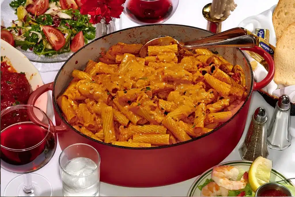 Great Jones Pink Dutch with ziti Photo Credit PopSugar