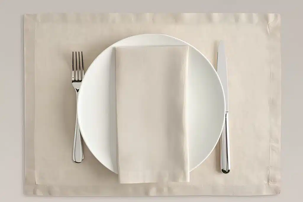Year & Day Cream Place setting reusable napkins Photo Credit Year & Day